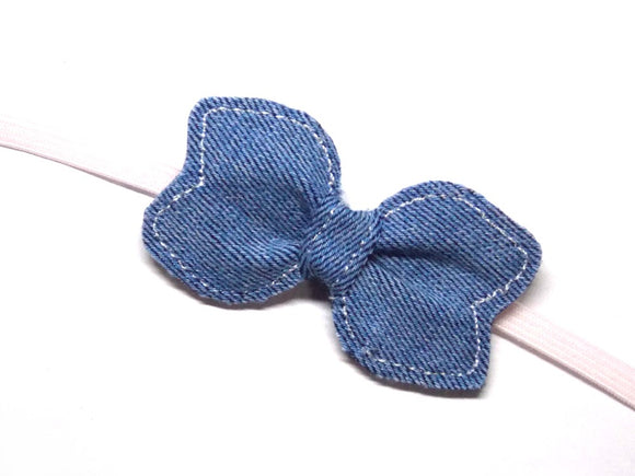 Haarband Mini Schleife Baby Mädchen Stirnband Weiche Elastische Haarband für Kinder Kleinkind - freie Farbwahl -Homeartist