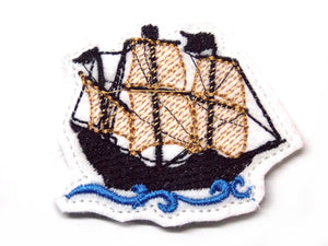 Pirate Schiff Haarspange 4cm - freie Farbwahl-Homeartist