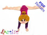 Gymnastic Rhythmic 8 Crochet Pattern - Instant PDF Download - Crochet pattern applique