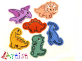 Dinosaurier Haarspange Dino - freie Farbwahl
