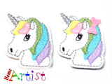 Unicorn Einhorn Haarspange 4cm - freie farbwahl-Homeartist