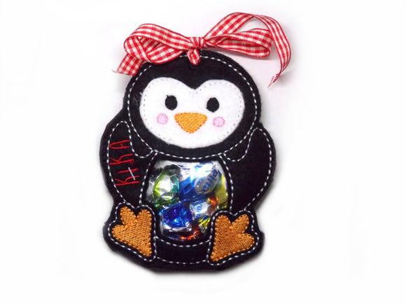 Pinguin Geschenktüte mit Wunschname - Verpackung x anders-Homeartist