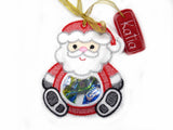 Santa Claus Weihnachten Geschenktüte mit Wunschname - Verpackung x anders-Homeartist