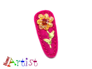 [Haarspange Blume]-[Haarspangen Haarklammer]-[HomeArtist]-[Haarschmuck]-[Haarclips]-[Baby]-Homeartist