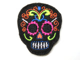 Halloween Haarspange  4cm sugar skull