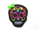 Halloween Haarspange  4cm sugar skull