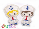 Sailor Haarspange 4cm - freie Farbwahl-Homeartist