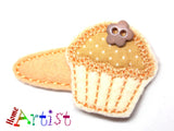 Cupcake Muffin 4cm Haarspange - freie Farbwahl-Homeartist