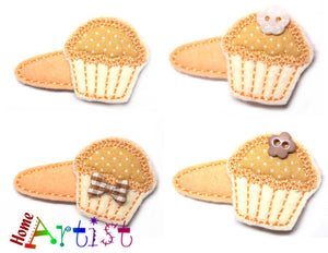 Cupcake Muffin 4cm Haarspange - freie Farbwahl-Homeartist