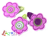 [Haarspange Blume]-[Haarspangen Haarklammer]-[HomeArtist]-[Haarschmuck]-[Haarclips]-[Baby]-Homeartist