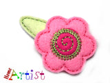 [Haarspange Blume]-[Haarspangen Haarklammer]-[HomeArtist]-[Haarschmuck]-[Haarclips]-[Baby]-Homeartist