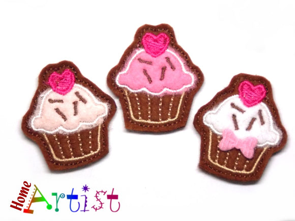 Muffin Cupcake Haarspange 3-4cm- freie Farbwahl-Homeartist