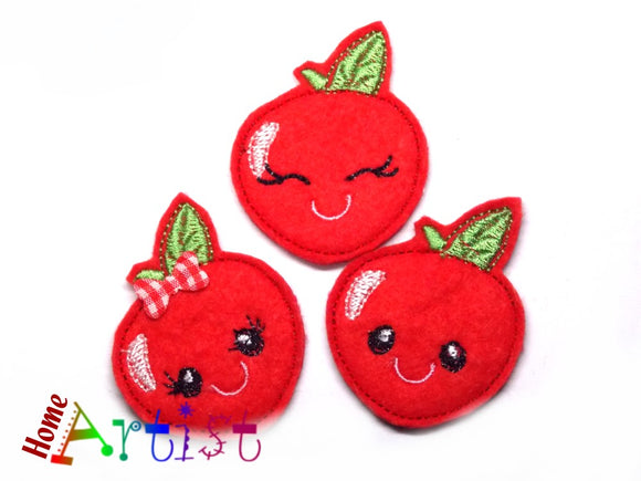 Haarspange Erdbeere 4cm - freie Farbwahl-Homeartist