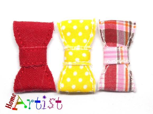 3 Baby Haarspangen Mini Schleife - freie Farbwahl-Homeartist