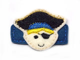 Pirate Haarspange 4cm - freie Farbwahl-Homeartist