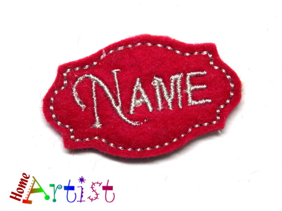 WunschName Name Haarspange Filz 4cm - freie Farbwahl-Homeartist