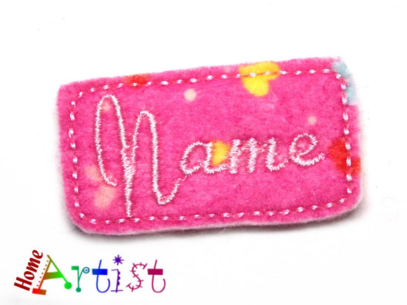 WunschName Name Haarspange Filz 4cm - freie Farbwahl-Homeartist