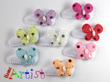 Schmetterling baby Haarspange - 8 Farbwahl - Homeartist Haarspangen Kinder Babys
