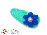 [Haarspange Blume]-[Haarspangen Haarklammer]-[HomeArtist]-[Haarschmuck]-[Haarclips]-[Baby]-Homeartist