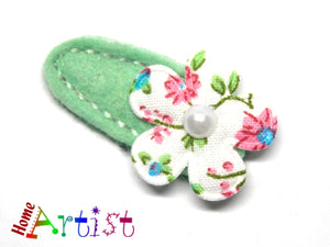 [Haarspange Blume]-[Haarspangen Haarklammer]-[HomeArtist]-[Haarschmuck]-[Haarclips]-[Baby]-Homeartist