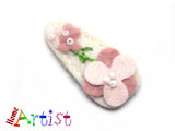 [Haarspange Blume]-[Haarspangen Haarklammer]-[HomeArtist]-[Haarschmuck]-[Haarclips]-[Baby]-Homeartist
