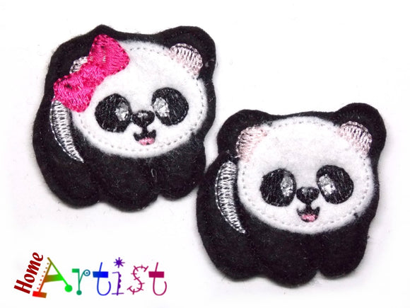 Panda Haarspange 4cm - freie Farbwahl-Homeartist