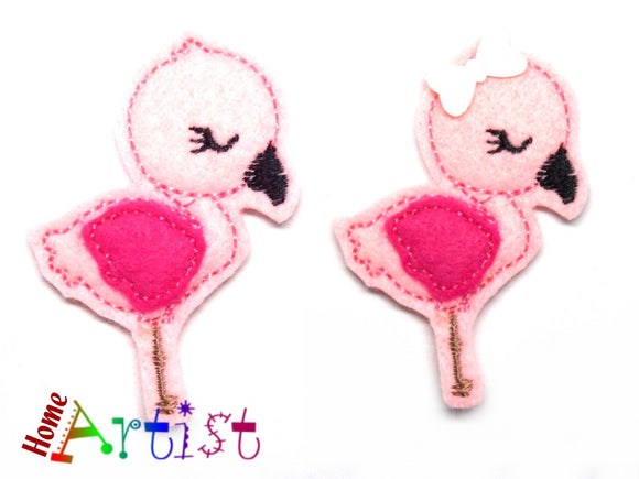 Flamingo Haarspange 4cm- freie Farbwahl-Homeartist