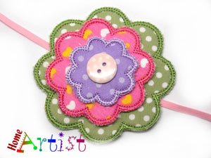 [Haarspange Blume]-[Haarspangen Haarklammer]-[HomeArtist]-[Haarschmuck]-[Haarclips]-[Baby]-Homeartist