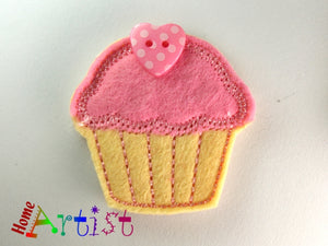 Cupcake Muffin Haarspange 4cm - freie Farbwahl-Homeartist