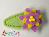 [Haarspange Blume]-[Haarspangen Haarklammer]-[HomeArtist]-[Haarschmuck]-[Haarclips]-[Baby]-Homeartist