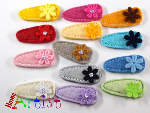 [Haarspange Blume]-[Haarspangen Haarklammer]-[HomeArtist]-[Haarschmuck]-[Haarclips]-[Baby]-Homeartist