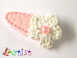 [Haarspange Blume]-[Haarspangen Haarklammer]-[HomeArtist]-[Haarschmuck]-[Haarclips]-[Baby]-Homeartist