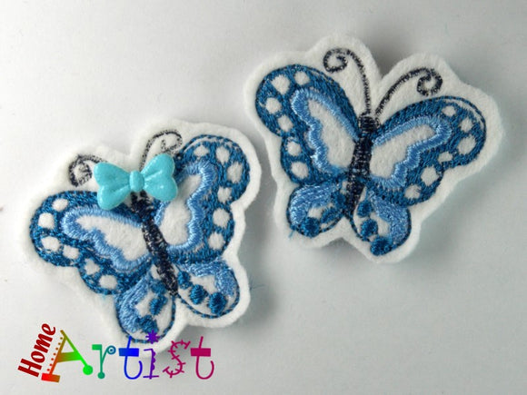 Schmetterling Haarspange 4cm freie Farbwahl-Homeartist