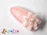 [Haarspange Blume]-[Haarspangen Haarklammer]-[HomeArtist]-[Haarschmuck]-[Haarclips]-[Baby]-Homeartist