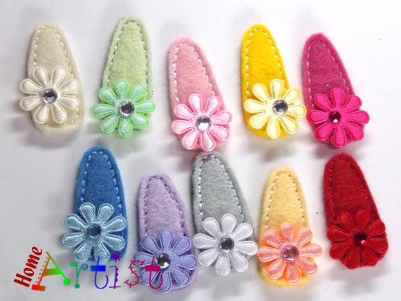 [Haarspange Blume]-[Haarspangen Haarklammer]-[HomeArtist]-[Haarschmuck]-[Haarclips]-[Baby]-Homeartist