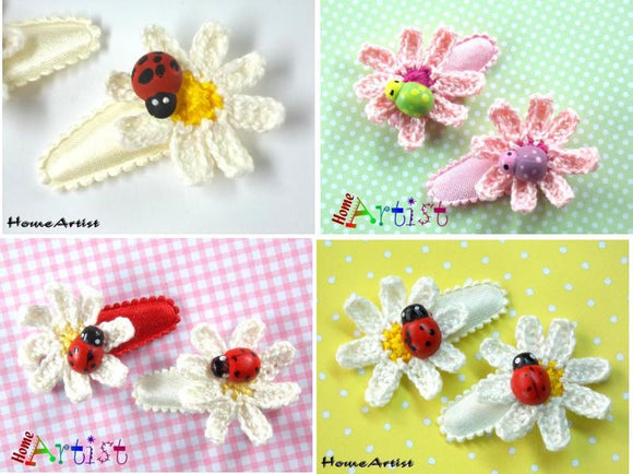 [Haarspange Blume]-[Haarspangen Haarklammer]-[HomeArtist]-[Haarschmuck]-[Haarclips]-[Baby]-Homeartist