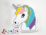 Unicorn Einhorn Haarspange 4cm - freie farbwahl-Homeartist