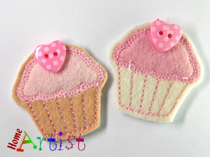 Cupcake Haarspange 4cm - freie Farbwahl-Homeartist