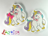 Unicorn Einhorn 4cm Haarspange - freie farbwahl-Homeartist