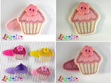 Cupcake Muffin 4cm Haarspange - freie Farbwahl-Homeartist