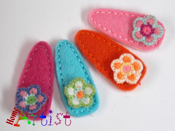 [Haarspange Blume]-[Haarspangen Haarklammer]-[HomeArtist]-[Haarschmuck]-[Haarclips]-[Baby]-Homeartist