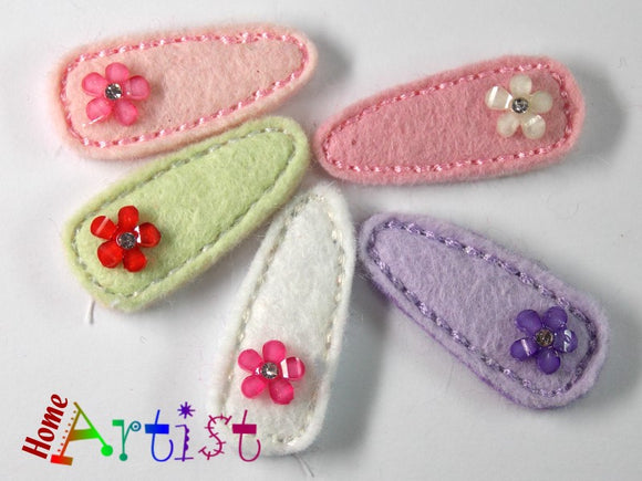 [Haarspange Blume]-[Haarspangen Haarklammer]-[HomeArtist]-[Haarschmuck]-[Haarclips]-[Baby]-Homeartist