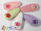 [Haarspange Blume]-[Haarspangen Haarklammer]-[HomeArtist]-[Haarschmuck]-[Haarclips]-[Baby]-Homeartist