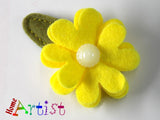 [Haarspange Blume]-[Haarspangen Haarklammer]-[HomeArtist]-[Haarschmuck]-[Haarclips]-[Baby]-Homeartist