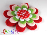 [Haarspange Blume]-[Haarspangen Haarklammer]-[HomeArtist]-[Haarschmuck]-[Haarclips]-[Baby]-Homeartist