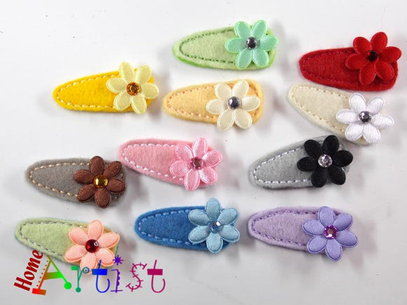 [Haarspange Blume]-[Haarspangen Haarklammer]-[HomeArtist]-[Haarschmuck]-[Haarclips]-[Baby]-Homeartist