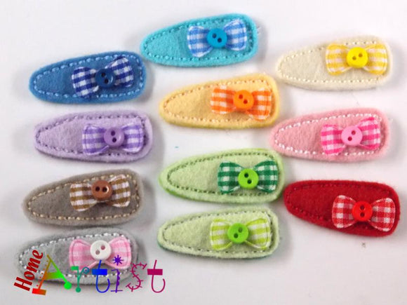 Baby Haarspange Schleife - freie Farbwahl - Homeartist Haarspangen Kinder Babys