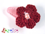 [Haarspange Blume]-[Haarspangen Haarklammer]-[HomeArtist]-[Haarschmuck]-[Haarclips]-[Baby]-Homeartist