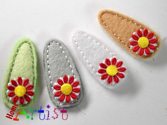 [Haarspange Blume]-[Haarspangen Haarklammer]-[HomeArtist]-[Haarschmuck]-[Haarclips]-[Baby]-Homeartist
