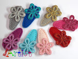 Haarspange baby Blume Spange - freie Farbwahl - Homeartist Haarspangen Kinder Babys